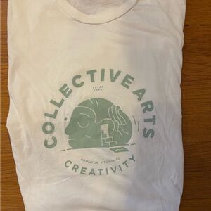 Collective Arts White Graphic T-Shirt